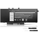 New 68Wh GJKNX Laptop Battery Replacement for Dell Latitude 5490 5480 5580 5590 5280 5288 5488 5591 5491 5495 E5480 E5580 E5490 E5590 Precision 15 3520 3530 Series Fits GD1JP DY9NT 5YHR4 451-BBZG 7.6V
