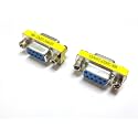 New 9 Pin Serial DB9 (RS232) Female to Female Connector Adapter (Pack of 2 Connector)