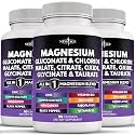 NEW AGE Manganese Supplement - Magnesium Glycinate Citrate Malate Oxide Taurate Aspartate Gluconate Orotate &amp; Mag ChlorideBone Health and Bone Strength, Joint Support - 270 Count