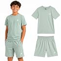 New Balance Boys 2 Piece Cotton Blend Jersey Shirt & Basketball Shorts