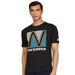new balance Mens Regular Short Sleeve Top