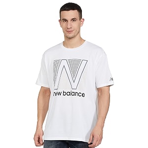 new balance Mens Regular Short Sleeve Top