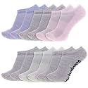 New Balance Unisex Adult Performance Cushioned No Show Socks, 6-12 Pairs