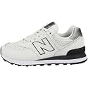 New Balance Women's 574 V2 Varsity Sneaker, Grey/Black, 5.5