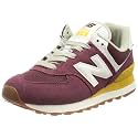 new balance Women's 574 RED/Yellow Sneaker (WL574VN2)