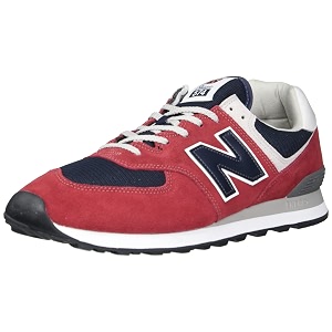 new balance men39s 574 v2 evergreen sneaker rednavy 115