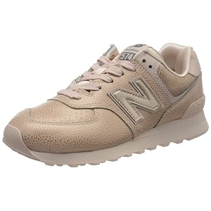 new balance women39s 574 pink running shoe-3 kids uk wl574soj