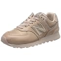 new balance Women's 574 Pink Running Shoe-3 Kids UK (WL574SOJ)