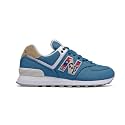 new balance Women's Blue Running Shoe - 4 UK (WL574SOG), MAKO Blue