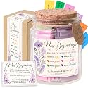 New Beginnings Bible Verse Jar, New Beginnings Gifts for Women, Coworker, Friends