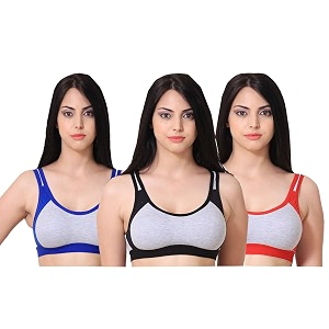 new blue eyes Women Cotton Non-padded Sports