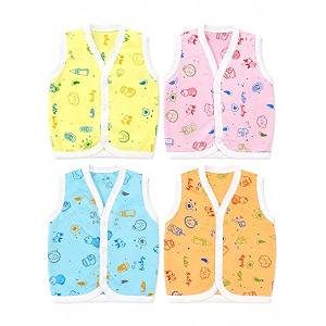 new born baby boy39s amp baby girls 6front open jhabla 0-3 months multicolor pack of 6