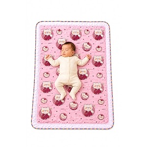 new born baby godadi pack of 1 combo set soft cotton godi godari  baby bed  crib sheet  cartoon mat baby godadi  bedding set  multicolor km-1 pink km-8