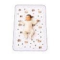 New Born Baby Godadi Pack of 1 Combo Set Soft Cotton godi| Godari | Baby Bed | Crib Sheet | Cartoon Mat Baby Godadi | Bedding Set | Multicolor (KM-1) (White Km-10)