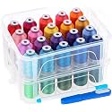 New brothread 40 Colors Embroidery Machine Thread with Storage Box