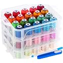 New brothread 60 Colors Embroidery Machine Thread with Storage Box