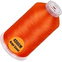 New brothread 4000M Huge Spool Embroidery Machine Thread - Tangerine