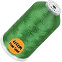New brothread 4000M Huge Spool Embroidery Machine Thread - Leaf Green