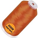 New brothread 4000M Huge Spool Embroidery Machine Thread - Orange