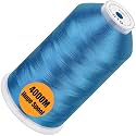 New brothread 4000M Huge Spool Embroidery Machine Thread - Sky Blue
