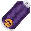 New brothread 4000M Huge Spool Embroidery Machine Thread - Purple