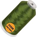 New brothread 4000M Huge Spool Embroidery Machine Thread - Moss Green