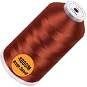New brothread 4000M Huge Spool Embroidery Machine Thread - Clay Brown