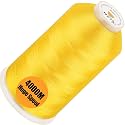New brothread Huge Spool Embroidery Thread -Canary Yellow Fits Janome Color