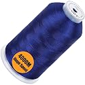 New brothread 4000M Huge Spool Embroidery Machine Thread - Prussian Blue