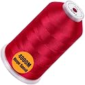 New brothread 4000M Huge Spool Embroidery Machine Thread - Carmine