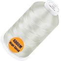 New brothread Huge Spool Embroidery Thread - Ivory White Fits Janome Color