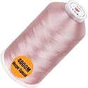 New brothread 4000M Huge Spool Embroidery Machine Thread - Flesh Pink