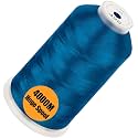 New brothread 4000M Huge Spool Embroidery Machine Thread - Electric Blue