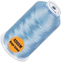 New brothread 4000M Huge Spool Embroidery Machine Thread - Pastel Blue