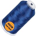 New brothread 4000M Huge Spool Embroidery Machine Thread - Blue