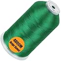 New brothread 4000M Huge Spool Embroidery Machine Thread - Christmas Green