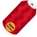 New brothread Huge Spool Embroidery Machine Thread - RED Fits Janome Color