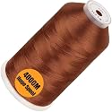 New brothread Huge Spool Embroidery Machine Thread -Brown Fits Janome Color