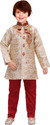 NEW COLLECTIONS Boys Festive & Party Kurta and Pyjama Set (Beige Pack of 1)