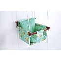 NEW COMERS® Cotton Swing for Kids, Jhula for Baby, Baby Swing Hanging Indoor Outdoor, Baby Garden Swing with Safety Belt &amp; 2 Pillows (1 to 4 Years) (Up to 20 kg)-Sea Green (TC 150/300) 912