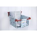 NEW COMERS® Cotton Swing for Kids, Jhula for Baby, Baby Swing Hanging Indoor Outdoor, Baby Garden Swing with Safety Belt &amp; 2 Pillows (1 to 4 Years) (Up to 20 kg)-Grey-Black (TC 150/300)_902