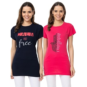 New Crush Women Cotton Printed Regular Fit