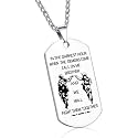 New Dog Tag Necklace Fraternal Pendant For Men Motorcycle Army Brothers Soldier Tough Man BFF Stainless Steel Jewelry Gift SilverShivBLR49