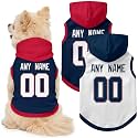 New England Dog Clothes Custom Jersey Style Dog Hoodie for Pet