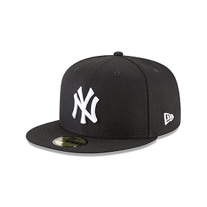 new era boys polyester york yankees basic 59fifty fitted cap hat 11591127 7125 blackwhite free size