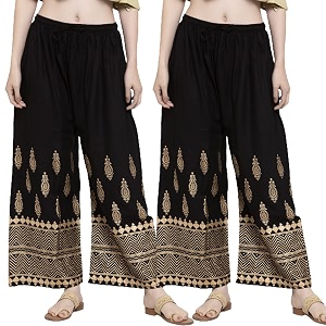 New Gold Palazzo Combo Set