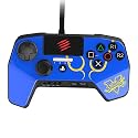 New Improved D-Pad - Mad Catz Street Fighter V FightPad PRO for PlayStation4 and PlayStation3 - Blue - PlayStation 4