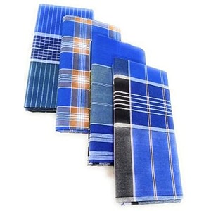 newladieszone multi color cotton checkered mans cotton stitched lungi size 2 mtr