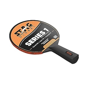 stag global series 1 table tennis racket  speed 50 spin 70 control 97  lightweight paddle  ergonomic handle amp grip  funplay amp beginners  ideal for starter beginner