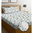 NEW LEAF Premium Cotton Elastic Fitted Bedsheets